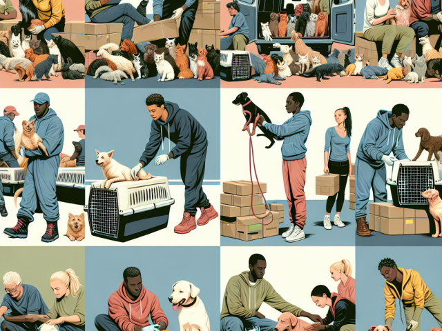 Volunteers Transport Rescue Pets North for New Homes and Hope