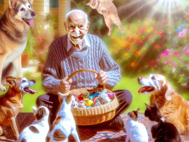 96-Year-Old Brightens Community with Daily Acts of Kindness to Pets